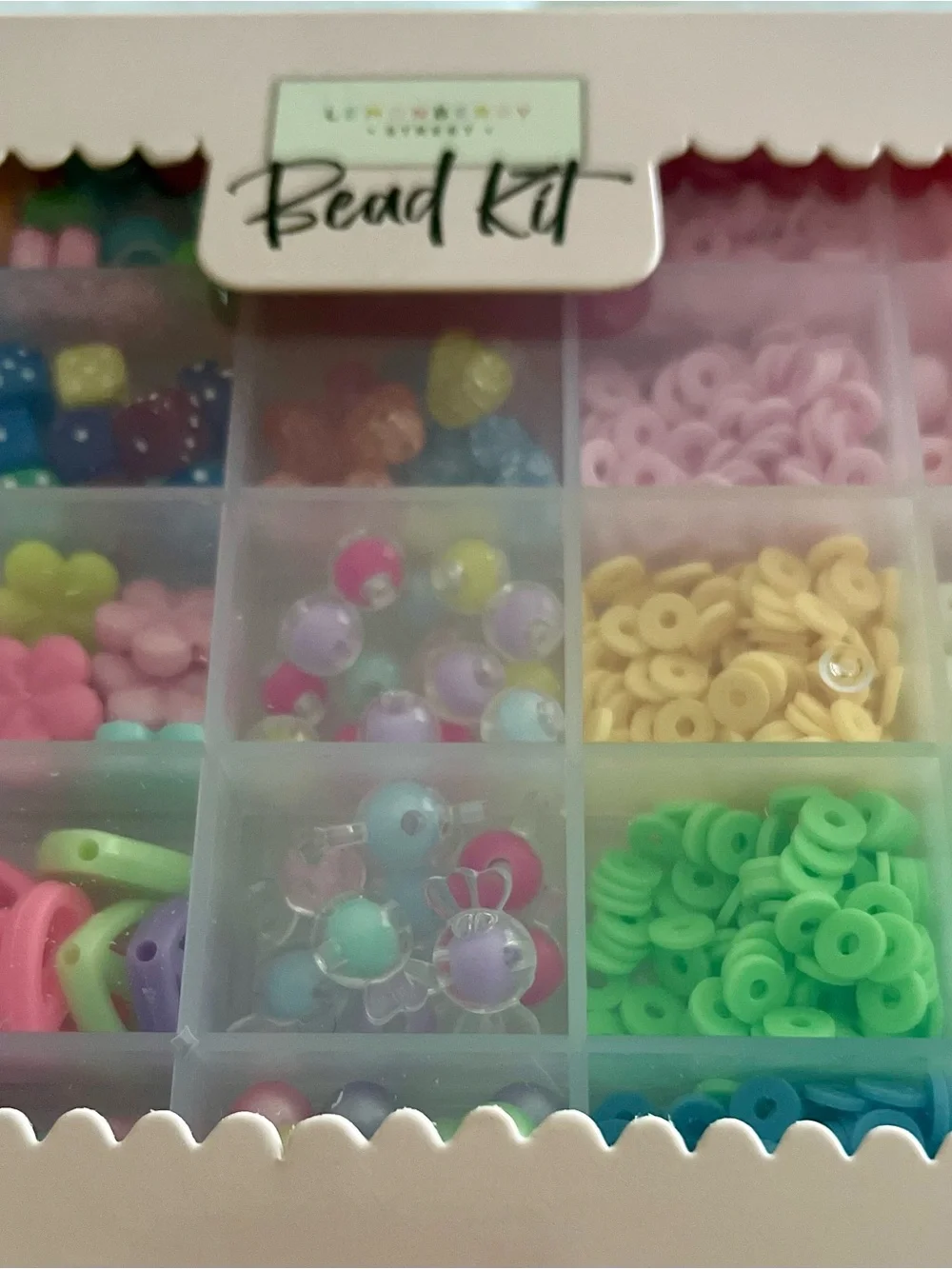 Bead Kit Kids Jewelry Making Set - Pastel Multi